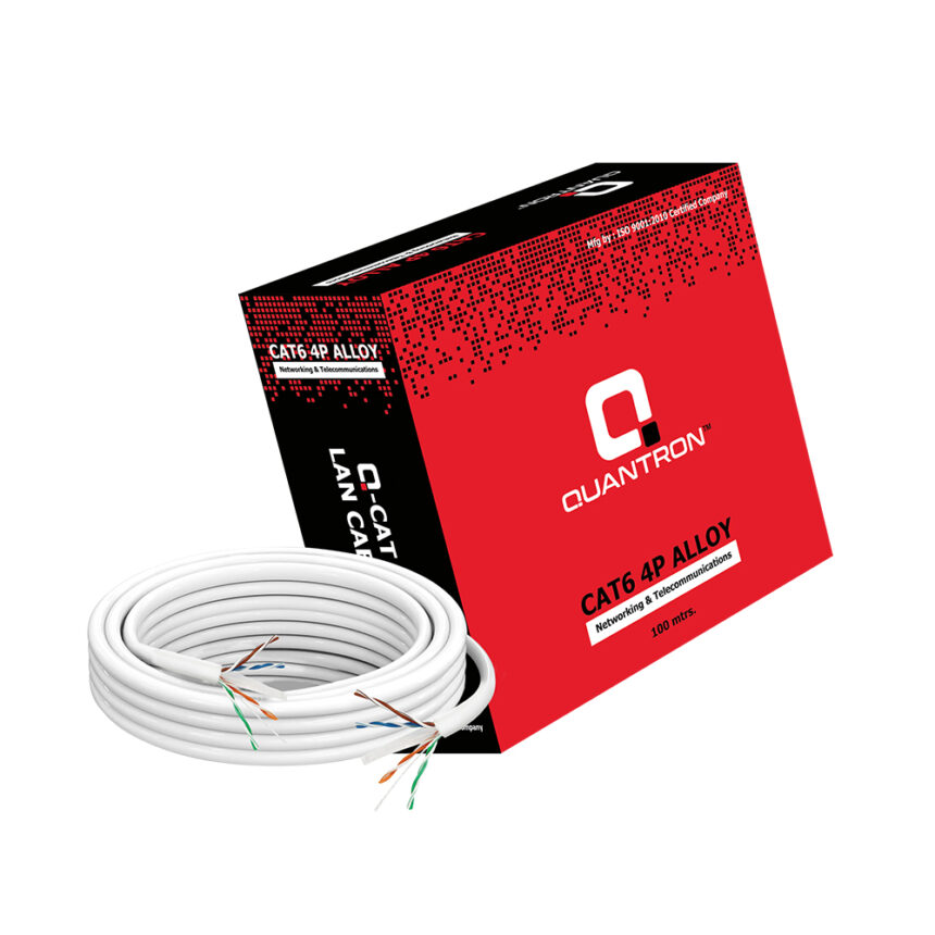 CAT6 100M 4 Pair UTP Cable Unshielded Twisted Pair Quantron cat6-100m-4-pair-utp-cable-unshielded-twisted-pair-quantron